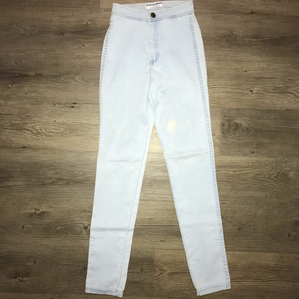 Blue Ultra skinny high waisted jeans